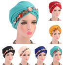 modèles turban hijab collier tete muslim mine