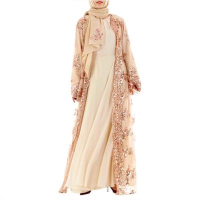 Abaya sequin kimono Muslim Mine