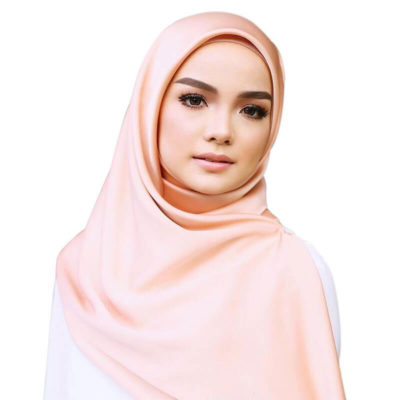 hijab satin lisse soyeux muslim mine