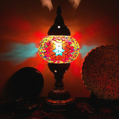 lampe turque mosaïque altin muslim mine