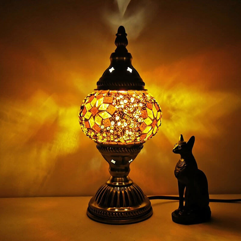 lampe turque star allumée nuit muslim mine