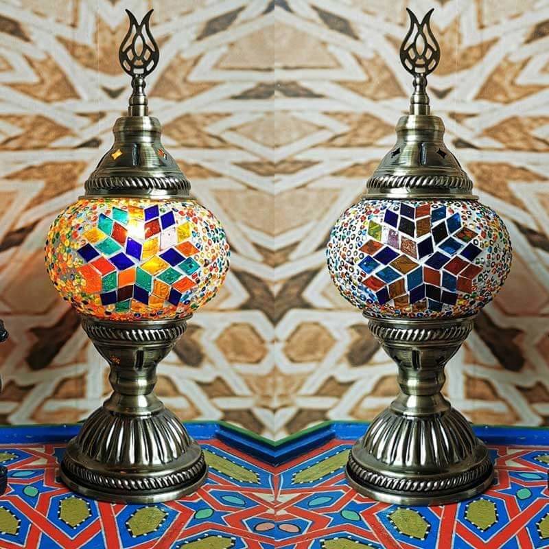 lampe turque vitrail muslim mine