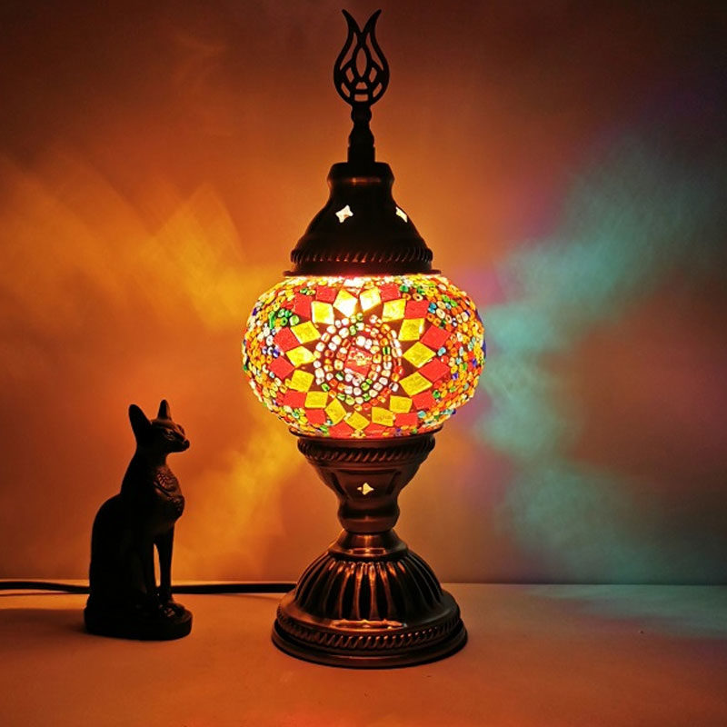 lampe turque zellige lumineuse muslim mine