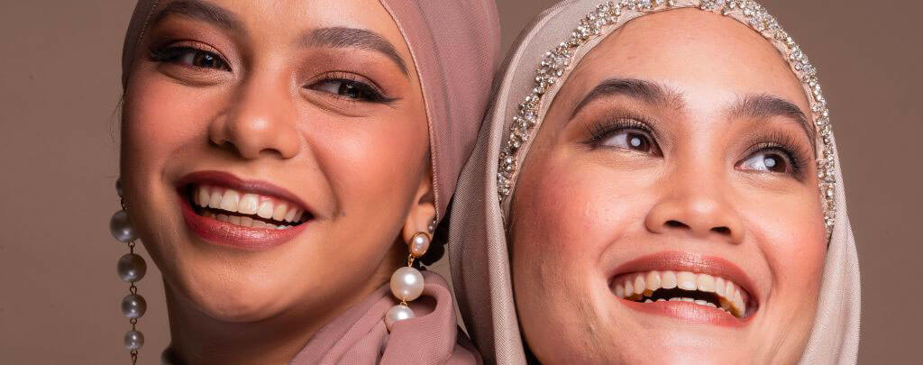 couleur du hijab pour un visage radieux